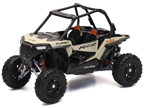 Polaris RZR XP 1000 Dune Buggy Sand Metallic 1/18 Diecast Model by New Ray #2