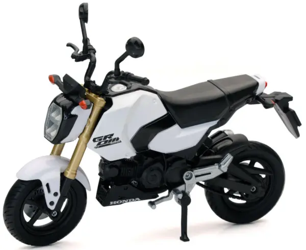Honda GROM Motorcycle White 1/12 Diecast Model by New Ray #2