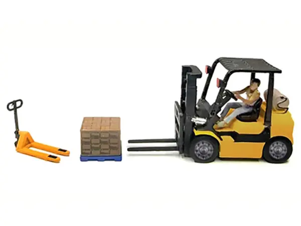 "Heavy Lifters" 4 piece Diecast Set Limited Edition for 1/64 Scale Models by American Diorama #2