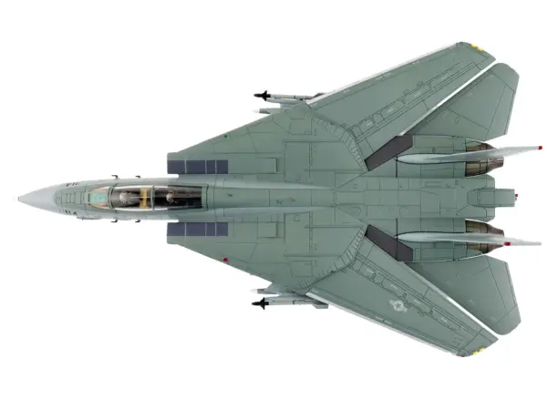 Grumman F-14A Tomcat Fighter Aircraft "VF-1 (with Optional Decals)" United States Navy "Air Power Series" 1/72 Diecast Model by Hobby Master #3
