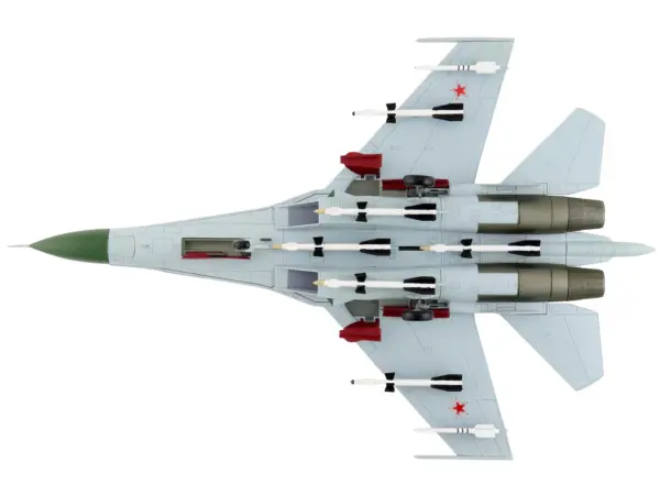 Sukhoi Su-27 Flanker-B Fighter Aircraft "Red 36 Barents Sea 941st IAP" (1987) Soviet Air Force "Air Power Series" 1/72 Diecast Model by Hobby Master #4