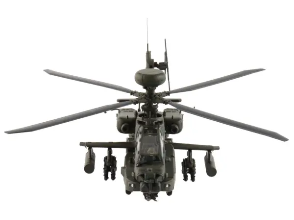 Boeing AH-64E Apache Echo Attack Helicopter "ZM714 Middle Wallop" (2022) British Army "Air Power Series" 1/72 Diecast Model by Hobby Master #3