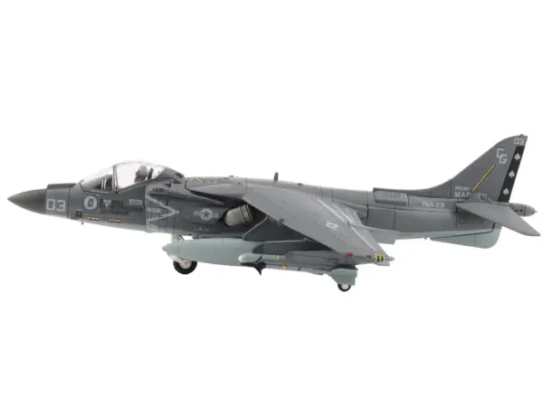McDonnell Douglas AV-8B Plus Harrier II Aircraft "165357 VMA-231 Ace of Spades Operation Inherent Resolve USCENTCOM" (2017) United States Marine Corps "Air Power Series" 1/72 Diecast Model by Hobby Master #2