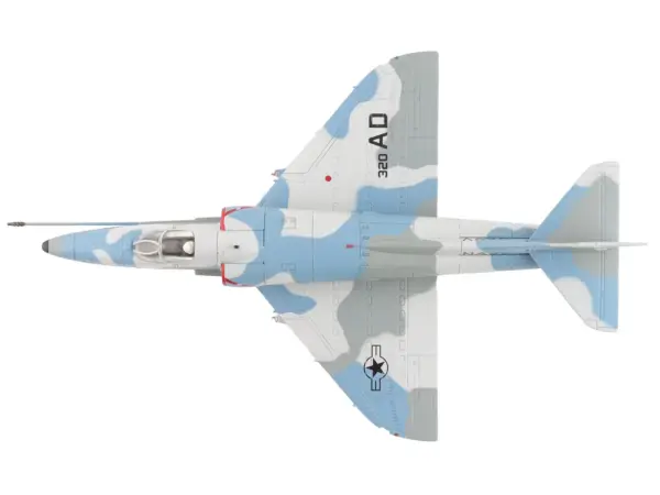 Douglas A-4E Skyhawk Aircraft "151118 Aggressor Scheme VA-43" (1975) United States Navy "Air Power Series" 1/72 Diecast Model by Hobby Master #4