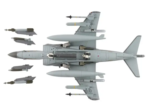 McDonnell Douglas AV-8B Plus Harrier II Aircraft "165357 VMA-231 Ace of Spades Operation Inherent Resolve USCENTCOM" (2017) United States Marine Corps "Air Power Series" 1/72 Diecast Model by Hobby Master #5