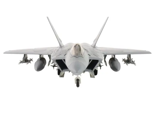 Lockheed F-22 Raptor Stealth Aircraft "09-4190 90th Fighter Squadron 100th Anniversary Elmendorf Air Base" (2017) United States Air Force "Air Power Series" 1/72 Diecast Model by Hobby Master #3