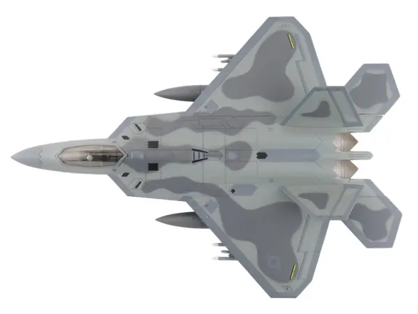 Lockheed F-22 Raptor Stealth Aircraft "09-4190 90th Fighter Squadron 100th Anniversary Elmendorf Air Base" (2017) United States Air Force "Air Power Series" 1/72 Diecast Model by Hobby Master #4