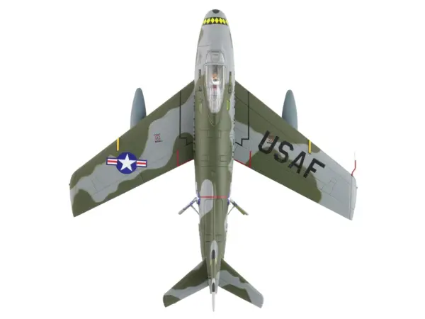 North American F-86F Sabre Fighter Aircraft "25333 461st Fighter Day Squadron West Germany" (1955) United States Air Forces in Europe "Air Power Series" 1/72 Diecast Model by Hobby Master #4