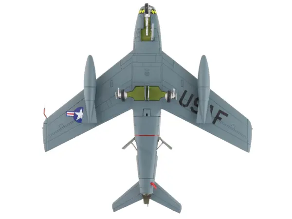 North American F-86F Sabre Fighter Aircraft "25333 461st Fighter Day Squadron West Germany" (1955) United States Air Forces in Europe "Air Power Series" 1/72 Diecast Model by Hobby Master #5