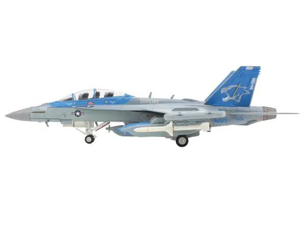 Boeing EA-18G Growler Aircraft "168256 VAQ-139 Cougars" (2025) United States Navy "Air Power Series" 1/72 Diecast Model by Hobby Master #2