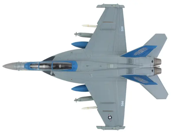 Boeing EA-18G Growler Aircraft "168256 VAQ-139 Cougars" (2025) United States Navy "Air Power Series" 1/72 Diecast Model by Hobby Master #4