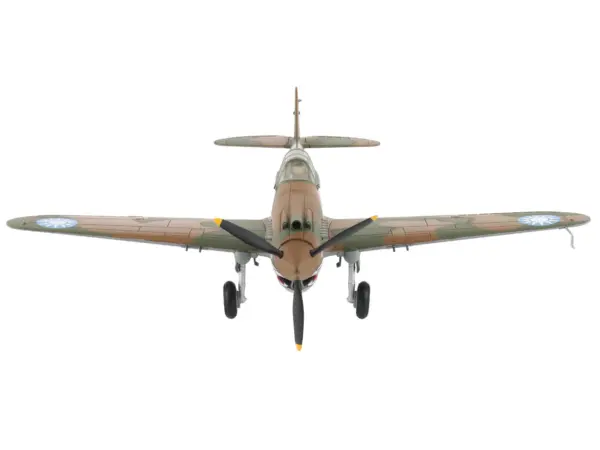 Curtiss P-40B Hawk 81-A2 Fighter-Bomber Aircraft "No.77 Robert Smith 3rd Pursuit Squadron" (1941) American Volunteer Group in China "Air Power Series" 1/48 Diecast Model by Hobby Master #3