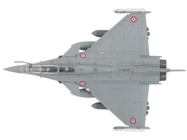 Dassault Rafale B Fighter Aircraft "113-IE/330 Libya" (2011) French Air Force "Air Power Series" 1/72 Diecast Model by Hobby Master #4