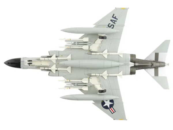 McDonnell Douglas F-4C Phantom II Fighter-Bomber Aircraft "40838 114th Tactical Fighter Training Squadron Oregon Air National Guard" (1980) United States Air Force "Air Power Series" 1/72 Diecast Model by Hobby Master #5