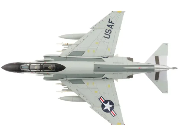McDonnell Douglas F-4D Phantom II Fighter-Bomber Aircraft "65608 148th Fighter-Interceptor Group Minnesota Air National Guard Duluth International Airport" (1984) United States Air Force "Air Power Series" 1/72 Diecast Model by Hobby Master #4