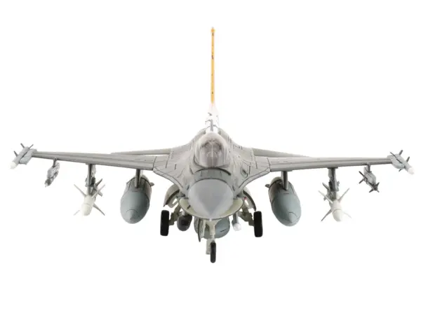 Lockheed F-16CM Fighting Falcon Fighter Aircraft "91-0379 Tiger Tiger 1 79th Fighter Squadron Shaw Air Force Base" (2023) United States Air Force "Air Power Series" 1/72 Diecast Model by Hobby Master #3