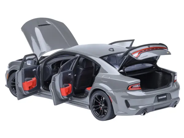 Dodge Charger Scat Pack Widebody Destroyer Gray 1/18 Model Car by Autoart #2