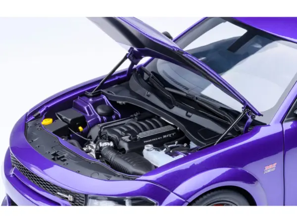 Dodge Charger Scat Pack Widebody Plum Crazy Purple Metallic 1/18 Model Car by Autoart #3