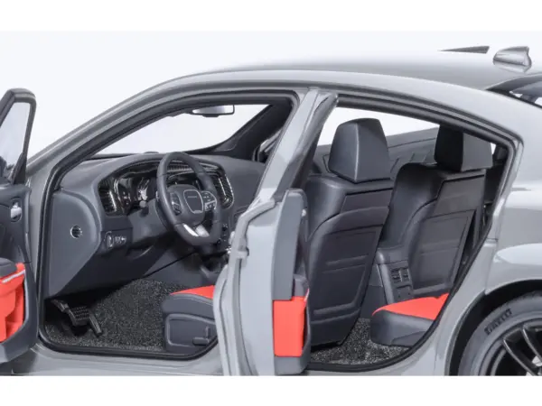 Dodge Charger Scat Pack Widebody Destroyer Gray 1/18 Model Car by Autoart #4