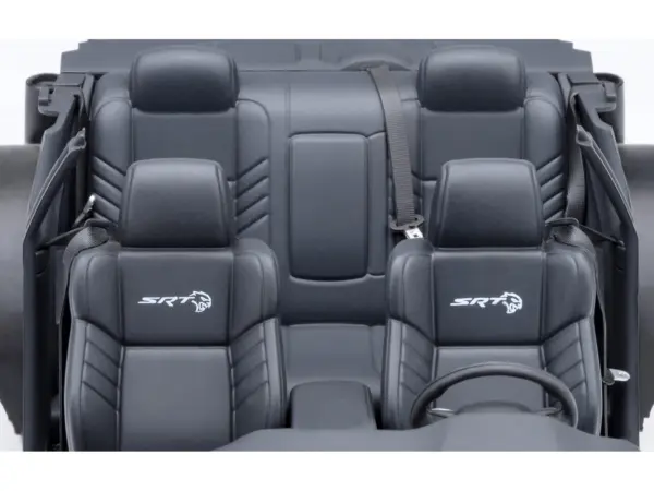 2022 Dodge Challenger SRT Jailbreak Indigo Blue Metallic with Carbon Stripes 1/18 Model Car by Autoart #5