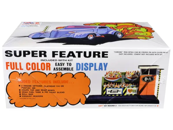 Skill 2 Model Kit 1936 Ford Coupe Gasser 3-in-1 Kit 1/25 Scale Model by AMT #3