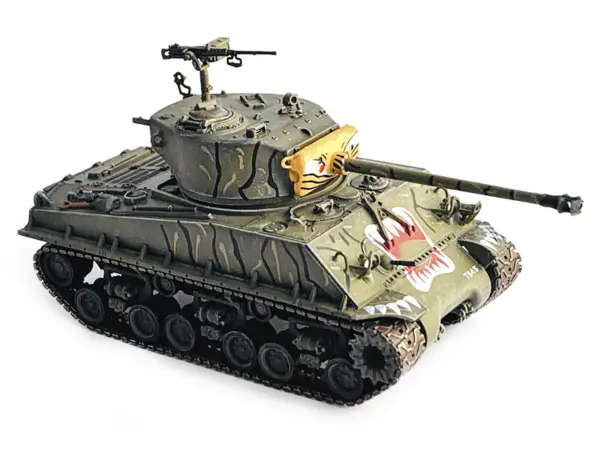 United States M4A3E8 Sherman "Tiger Face" Tank "24th Infantry Div. Han River Korea" (1951) "NEO Dragon Armor" Series 1/72 Plastic Model by Dragon Models #2