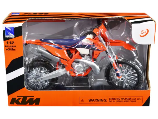 KTM 300 EXC-TPI Enduro Dirt Bike Motorcycle Orange 1/12 Diecast Model by New Ray #1
