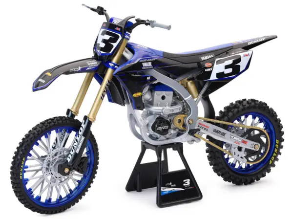 Yamaha YZ450F Motorcycle #3 Eli Tomac "Championship Edition" Yamaha Factory Racing 1/6 Diecast Model by New Ray #2