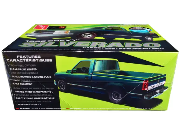 Skill 2 Model Kit 1992 Chevrolet Silverado C1500 Fleetside Short Bed Pickup Truck "Easy Build" 1/25 Scale Model by AMT #3