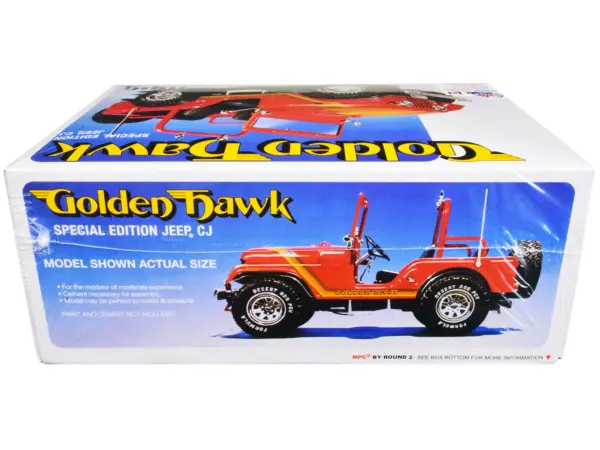 Skill 2 Model Kit 1981 Jeep CJ5 Golden Hawk 1/25 Scale Model Car by MPC #2