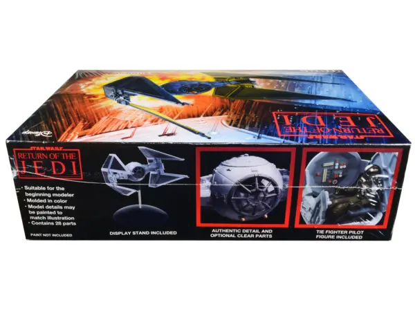 Skill 2 Model Kit Tie Interceptor Spacecraft "Star Wars: Return of the Jedi" (1983) Movie 1/48 Scale Model by MPC #2