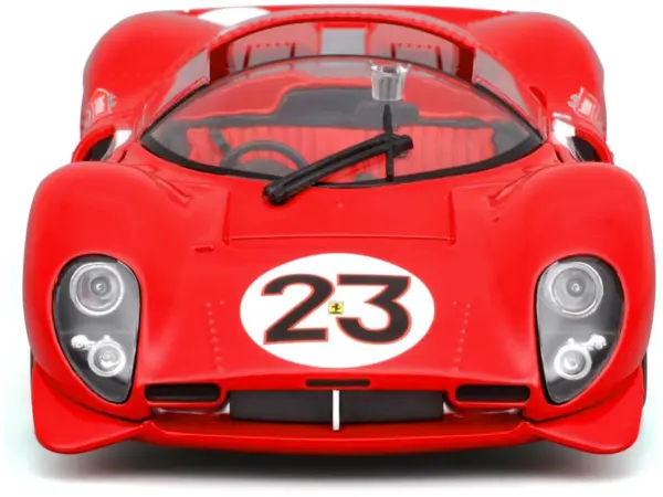 Ferrari 330 P4 #23 Lorenzo Bandini - Chris Amon "Ferrari S.P.A." Winner "24 Hours of Daytona" (1967) "Racing" Series 1/24 Diecast Model Car by Bburago #3