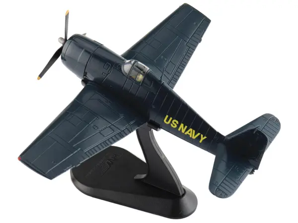 Grumman F6F-5 Hellcat Fighter Aircraft "Blue Angels #1-4 Decals" (1946) United States Navy "Air Power Series" 1/72 Diecast Model by Hobby Master #4