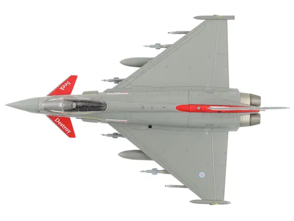 Eurofighter Typhoon Fighter Aircraft "ZK315 41 Squadron RAF Coningsby" (2015) Royal Air Force "Air Power Series" 1/72 Diecast Model by Hobby Master #2