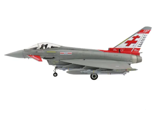 Eurofighter Typhoon Fighter Aircraft "ZK315 41 Squadron RAF Coningsby" (2015) Royal Air Force "Air Power Series" 1/72 Diecast Model by Hobby Master #3