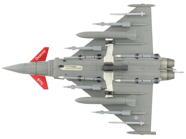 Eurofighter Typhoon Fighter Aircraft "ZK315 41 Squadron RAF Coningsby" (2015) Royal Air Force "Air Power Series" 1/72 Diecast Model by Hobby Master #4