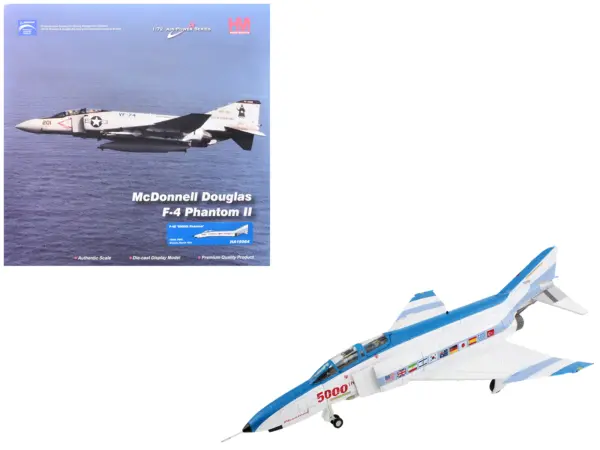 McDonnell Douglas F-4E Phantom II Fighter-Bomber Aircraft "70290 5000th Phantom St Louis" (1978) United States Air Force "Air Power Series" 1/72 Diecast Model by Hobby Master #1