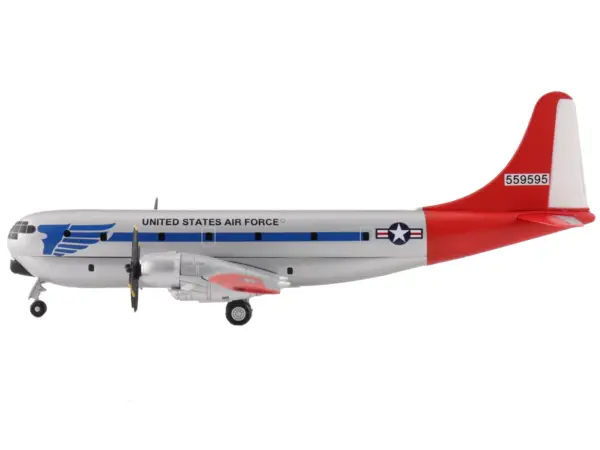 Boeing 377 C-97G Stratofreighter Transport Aircraft "45-59595 Angel of Deliverance" United States Air Force "Airliner Series" 1/200 Diecast Model by Hobby Master #3