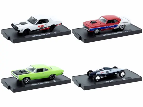 "Auto-Drivers" Set of 4 pieces in Blister Packs Release 121 Limited Edition to 9450 pieces Worldwide 1/64 Diecast Model Cars by M2 Machines #2