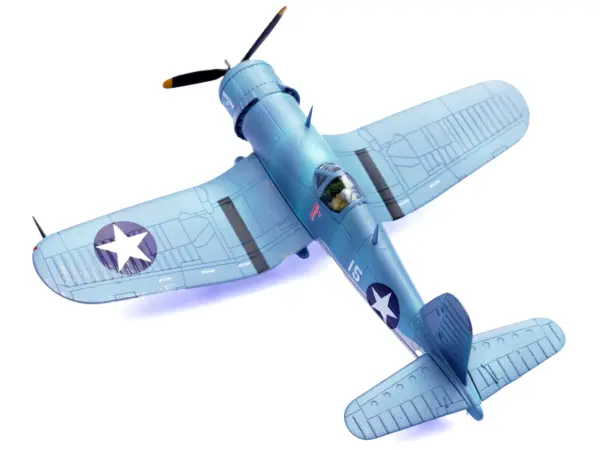 Vought F4U-1 Corsair Fighter Plane "Daphne 'C' 2nd Lt. James N. Cupp VMF-213 Hell Hawks Guadalcanal" (1943) United States Marines 1/72 Diecast Model Airplane by Legion #4