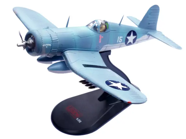 Vought F4U-1 Corsair Fighter Plane "Daphne 'C' 2nd Lt. James N. Cupp VMF-213 Hell Hawks Guadalcanal" (1943) United States Marines 1/72 Diecast Model Airplane by Legion #5