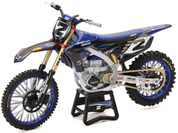 Yamaha YZ450F Motorcycle #2 Cooper Webb "Yamaha Factory Racing" 1/12 Diecast Model by New Ray #2