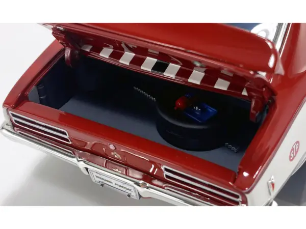 1968 Pontiac Firebird "First Ram Air II - Weidner Pontiac" White and Red with Stripes Limited Edition to 306 pieces Worldwide 1/18 Diecast Model Car by ACME #3