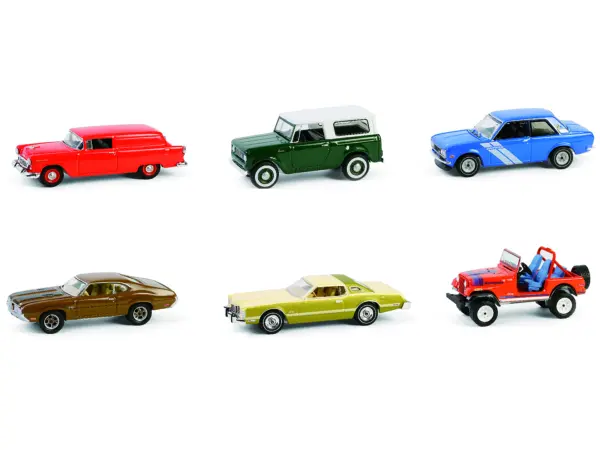 "Vintage Ad Cars" Series 11 Set of 6 pieces 1/64 Diecast Model Cars by Greenlight #2