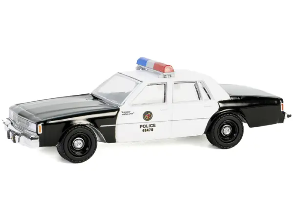 1982 Chevrolet Impala "LAPD (Los Angeles Police Department)" Black and White "Hobby Exclusive" Series 1/64 Diecast Model Car by Greenlight #2