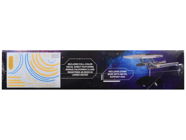Skill 2 Model Kit USS Cerritos NCC-75567 Spacecraft "Star Trek: Lower Decks" (2020-2024) TV Series 1/1400 Scale Model by Polar Lights #3