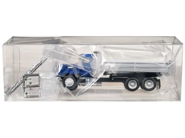 Mack Dump Truck Blue 1/87 (HO) Plastic Model Car by Promotex #3