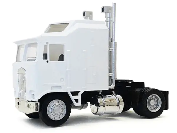Kenworth K100 Single-Axle Truck with 5-Bar Grill White 1/87 (HO) Plastic Model Car by Promotex #2