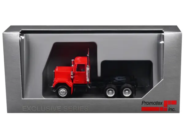 GMC Short Day Cab Red 1/87 (HO) Plastic Model Car by Promotex #3