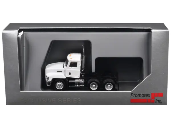 Mack 603 Short Day Cab White 1/87 (HO) Plastic Model Car by Promotex #3